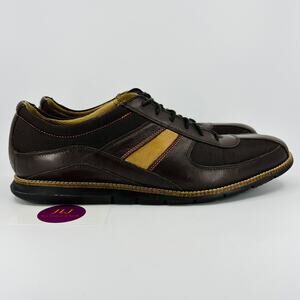 Cole Haan Men's Grand OS Dark Brown Leather Sneaker Oxfords C13754 Size 12
